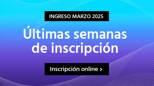 Comenzá tu carrera en marzo
